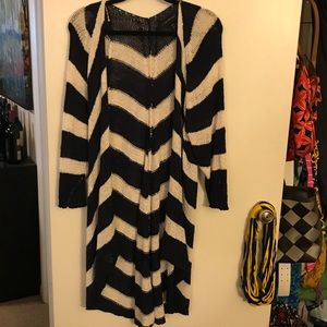 Lane Bryant striped open cardigan 18-20